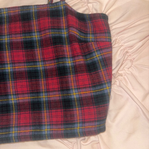 plaid american eagle crop top - Picture 3 of 4